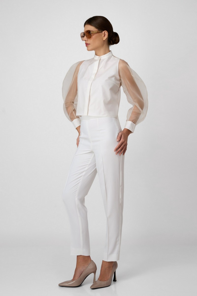 BLUZA DIN ORGANZA DE MATASE
